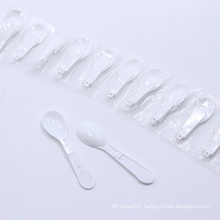 disposable PP folding spoon yogurt spoon